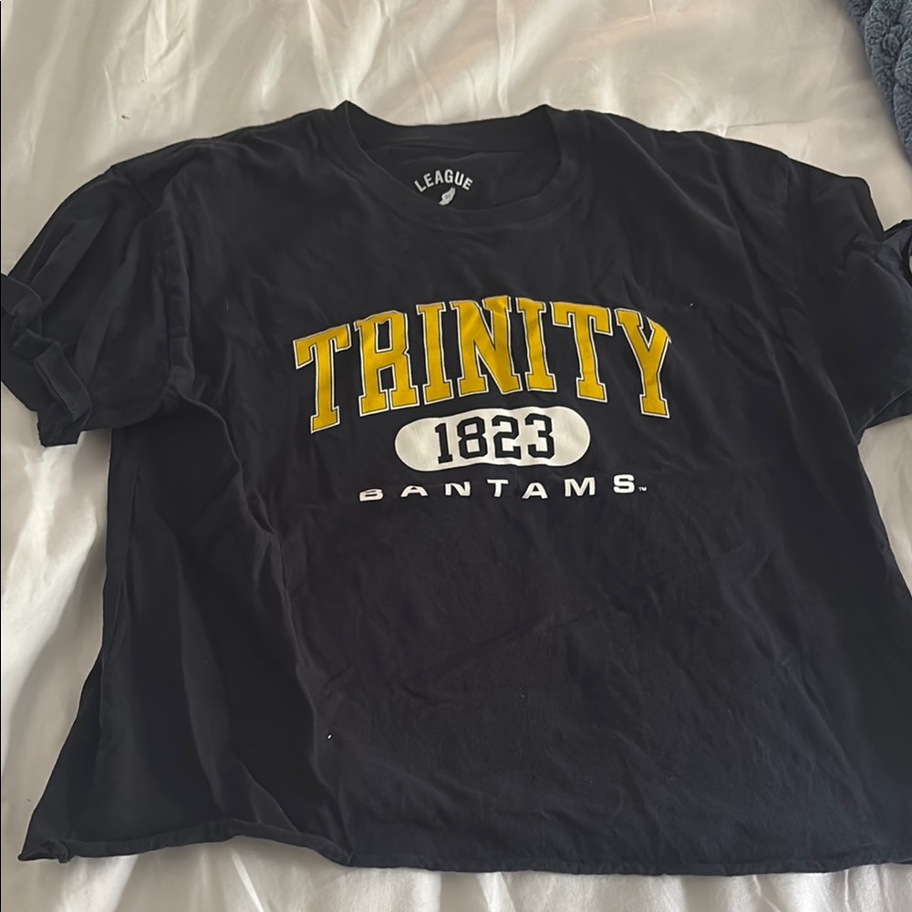 League Blue and Yellow Collegiate Tee